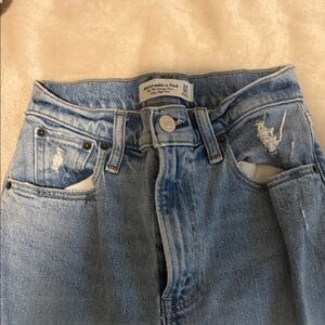 Abercrombie & Fitch High Rise Light Blue Jeans